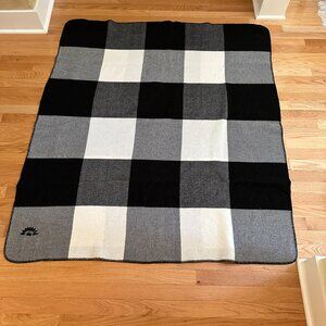 Adam Lippes for Target Throw Blanket in Black/White Plaid 50 X 57
